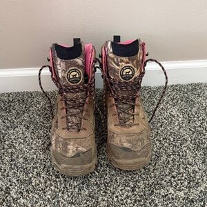 Irish Setter Women's Camo and Pink Boots